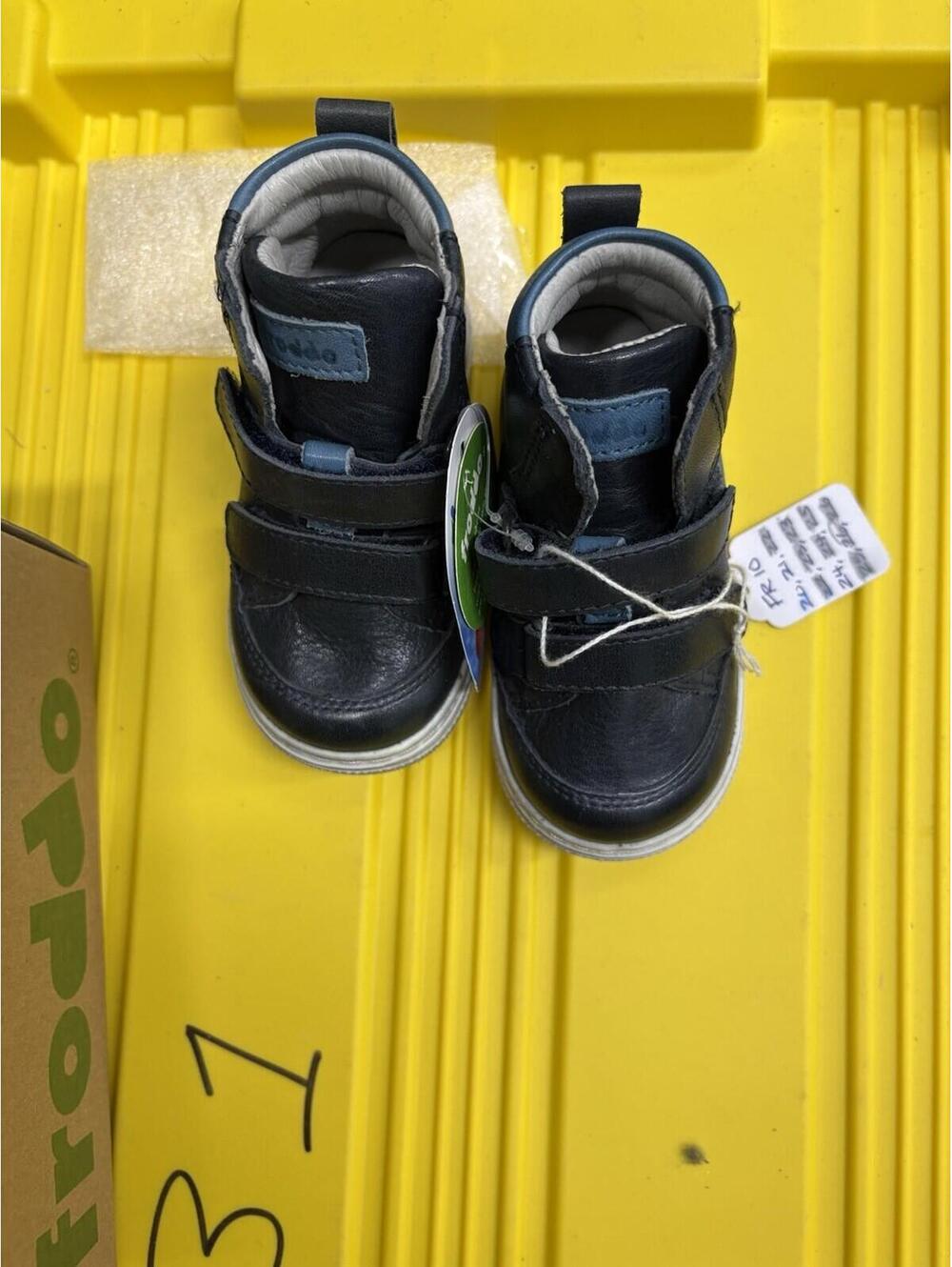 Froddo Toddler Boots EU 20 US 4 Dark Blue Leather Double Kids Shoes